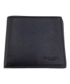 COACHコーチ）の古着「コーチ/F67630/2つ折り財布」｜ブラック