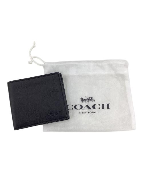 COACH（コーチ）COACH (コーチ) コーチ/F67630/2つ折り財布 ブラックの古着・服飾アイテム