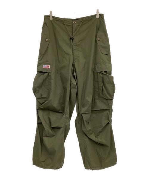 UFO（ユーエフオー）UFO (ユーエフオー) パラシュートパンツ カーキ サイズ:Ｓの古着・服飾アイテム