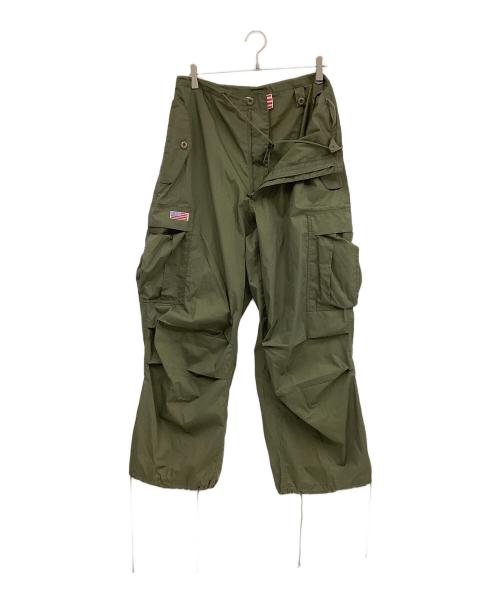 UFO（ユーエフオー）UFO (ユーエフオー) パラシュートパンツ カーキ サイズ:Ｓの古着・服飾アイテム