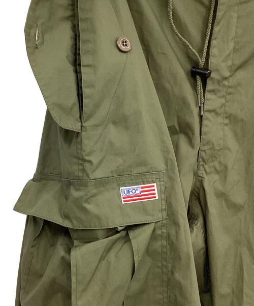 UFO（ユーエフオー）UFO (ユーエフオー) パラシュートパンツ カーキ サイズ:Ｓの古着・服飾アイテム