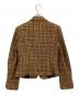 VERSACE (ヴェルサーチ) メデューサボタンツイードジャケット ブラウン×ブラック サイズ:30/40：8000円