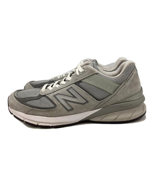 NEW BALANCE（ニューバランス）NEW BALANCE (ニューバランス) M990 V5 GL5 Width:D グレー  グレー×ホワイト サイズ:27cmの古着・服飾アイテム