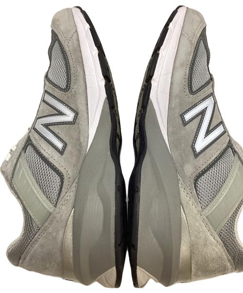 NEW BALANCE（ニューバランス）NEW BALANCE (ニューバランス) M990 V5 GL5 Width:D グレー  グレー×ホワイト サイズ:27cmの古着・服飾アイテム