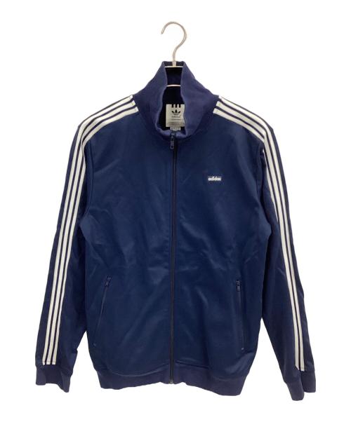 adidas（アディダス）adidas (アディダス) トラックジャケット ネイビー×ホワイトの古着・服飾アイテム
