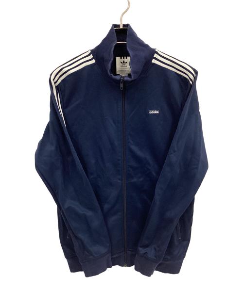adidas（アディダス）adidas (アディダス) トラックジャケット ネイビー×ホワイトの古着・服飾アイテム