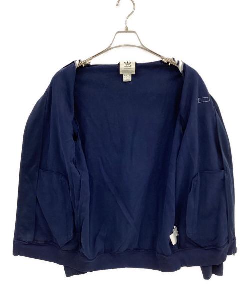 adidas（アディダス）adidas (アディダス) トラックジャケット ネイビー×ホワイトの古着・服飾アイテム