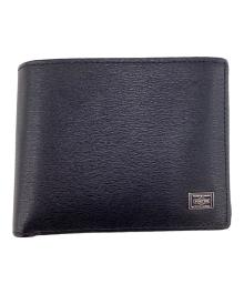PORTER（ポーター）の古着「ポーター/052-02203/2つ折り財布」｜ブラック