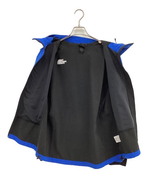 THE NORTH FACE（ザ ノース フェイス）THE NORTH FACE (ザ ノース フェイス) ソフトシェルマウンテンパーカー ブルー×ブラック サイズ:Lの古着・服飾アイテム