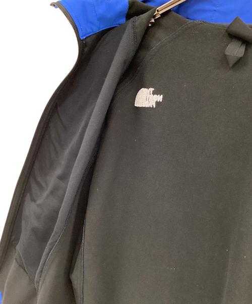 THE NORTH FACE（ザ ノース フェイス）THE NORTH FACE (ザ ノース フェイス) ソフトシェルマウンテンパーカー ブルー×ブラック サイズ:Lの古着・服飾アイテム