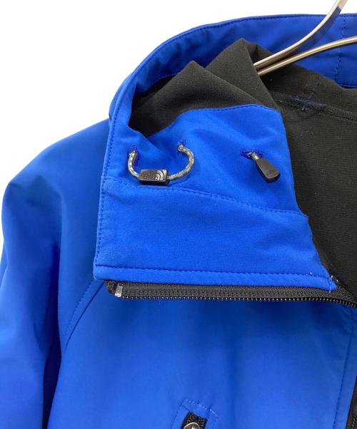 THE NORTH FACE（ザ ノース フェイス）THE NORTH FACE (ザ ノース フェイス) ソフトシェルマウンテンパーカー ブルー×ブラック サイズ:Lの古着・服飾アイテム