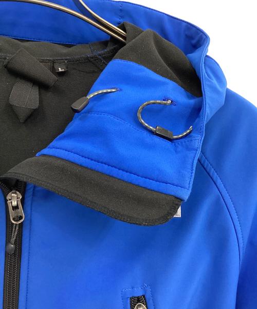 THE NORTH FACE（ザ ノース フェイス）THE NORTH FACE (ザ ノース フェイス) ソフトシェルマウンテンパーカー ブルー×ブラック サイズ:Lの古着・服飾アイテム