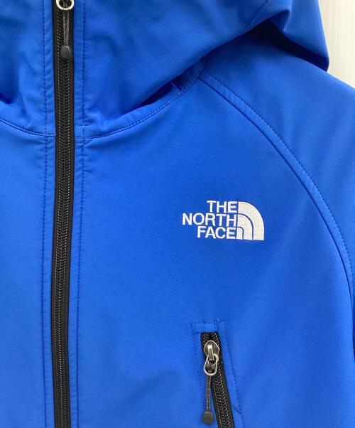 THE NORTH FACE（ザ ノース フェイス）THE NORTH FACE (ザ ノース フェイス) ソフトシェルマウンテンパーカー ブルー×ブラック サイズ:Lの古着・服飾アイテム