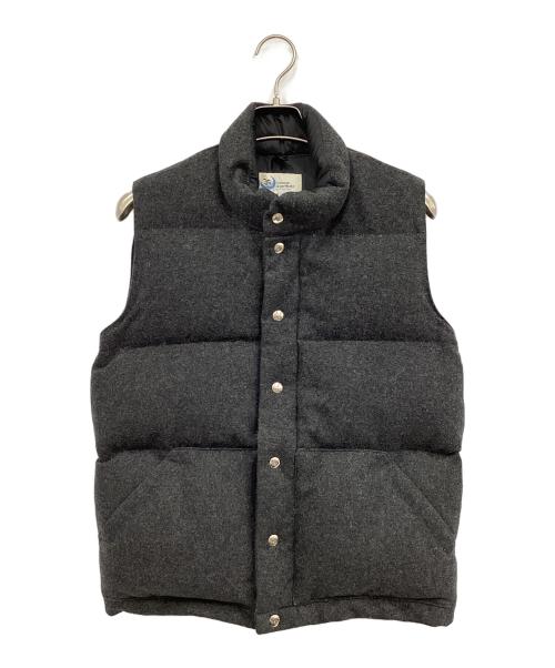 Crescent Down Works（クレセントダウンワークス）Crescent Down Works (クレセントダウンワークス) ダウンベスト グレー サイズ:Ｓの古着・服飾アイテム