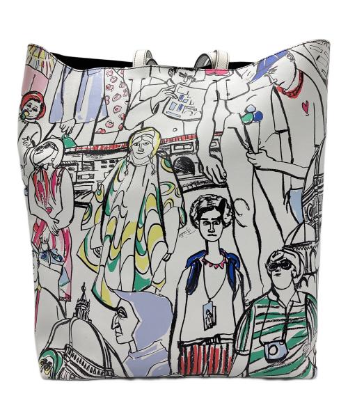 Emilio Pucci（エミリオ プッチ）Emilio Pucci (エミリオ プッチ) トートバッグ ホワイトの古着・服飾アイテム