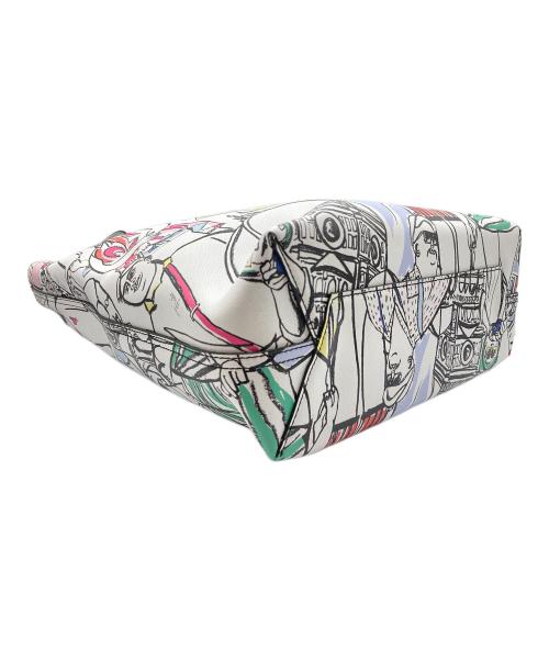 Emilio Pucci（エミリオ プッチ）Emilio Pucci (エミリオ プッチ) トートバッグ ホワイトの古着・服飾アイテム