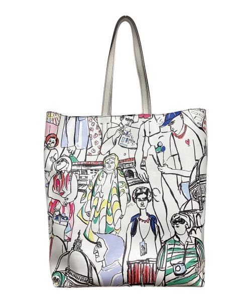 Emilio Pucci（エミリオ プッチ）Emilio Pucci (エミリオ プッチ) トートバッグ ホワイトの古着・服飾アイテム