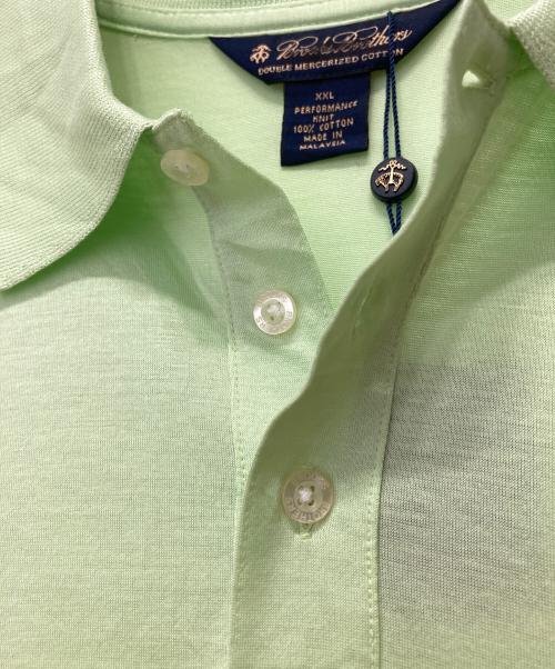 BROOKS BROTHERS（ブルックスブラザーズ）BROOKS BROTHERS (ブルックスブラザーズ) ポロシャツ 黄緑 サイズ:XXLの古着・服飾アイテム