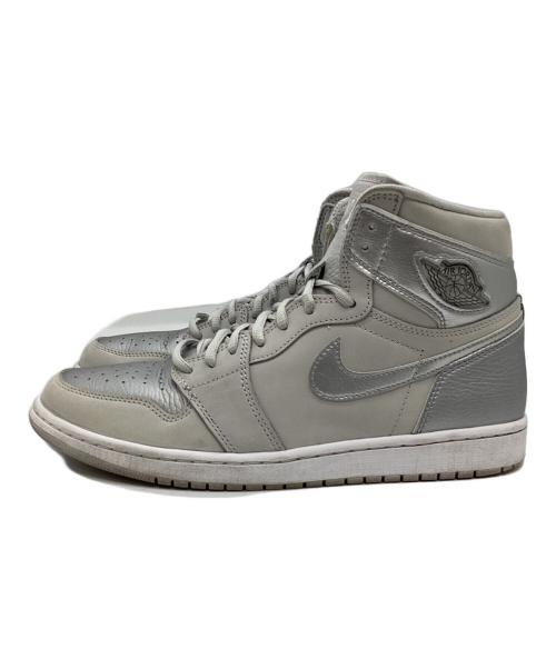 NIKE（ナイキ）NIKE (ナイキ) Nike Air Jordan 1 Retro High OG(ナイキ エアジョーダン1 レトロ ハイ オージー) グレー×シルバー サイズ:US10.5の古着・服飾アイテム