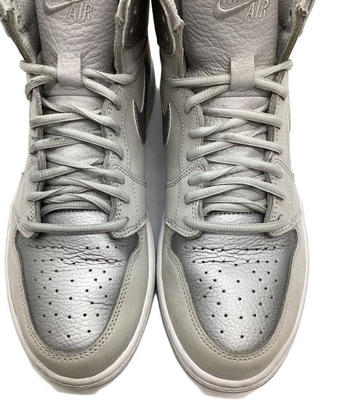 NIKE（ナイキ）NIKE (ナイキ) Nike Air Jordan 1 Retro High OG(ナイキ エアジョーダン1 レトロ ハイ オージー) グレー×シルバー サイズ:US10.5の古着・服飾アイテム