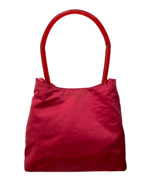 PRADA（プラダ）PRADA (プラダ) ナイロンハンドバッグ レッドの古着・服飾アイテム