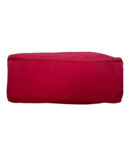 PRADA（プラダ）PRADA (プラダ) ナイロンハンドバッグ レッドの古着・服飾アイテム