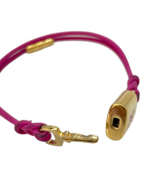 LOUIS VUITTON（ルイ ヴィトン）LOUIS VUITTON (ルイ ヴィトン) ブレスレット　LV Padlock Bracelet ピンクの古着・服飾アイテム