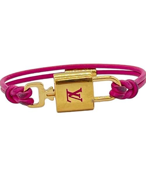 LOUIS VUITTON（ルイ ヴィトン）LOUIS VUITTON (ルイ ヴィトン) ブレスレット　LV Padlock Bracelet ピンクの古着・服飾アイテム