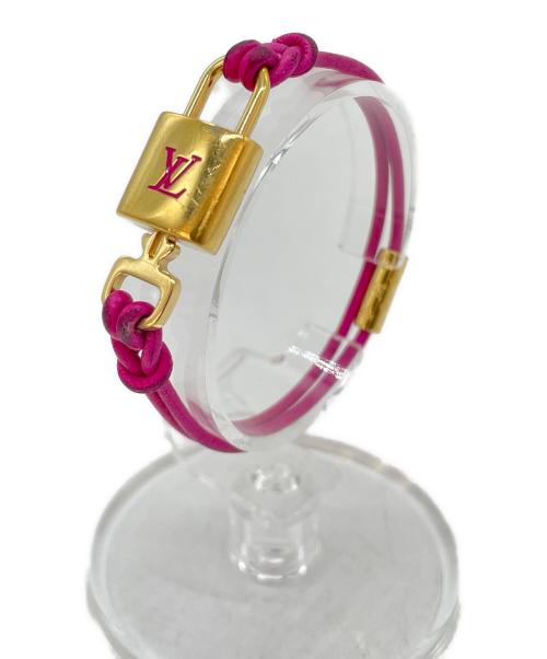 LOUIS VUITTON（ルイ ヴィトン）LOUIS VUITTON (ルイ ヴィトン) ブレスレット　LV Padlock Bracelet ピンクの古着・服飾アイテム