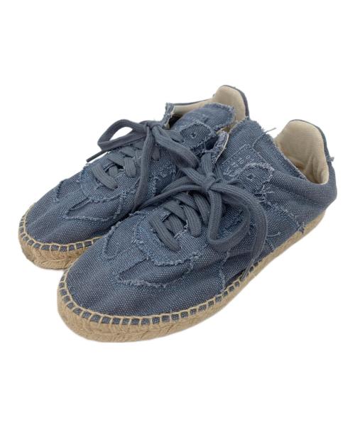 Maison Margiela（メゾンマルジェラ）Maison Margiela (メゾンマルジェラ) ローカットスニーカー ブルー サイズ:38の古着・服飾アイテム