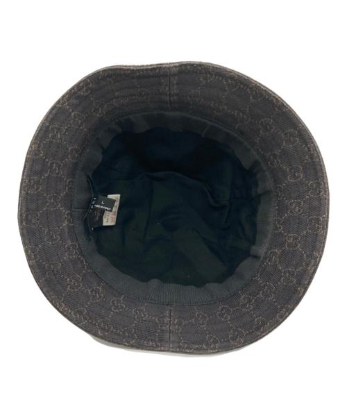 GUCCI（グッチ）GUCCI (グッチ) GGバケットハット ブラウン サイズ:Lの古着・服飾アイテム