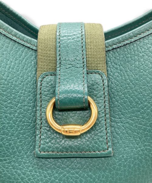 HERMES（エルメス）HERMES (エルメス) ワンハンドルバッグ　サコ グリーンの古着・服飾アイテム