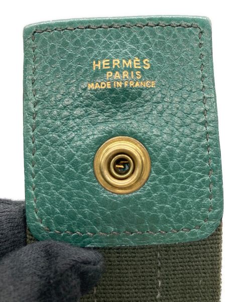 HERMES（エルメス）HERMES (エルメス) ワンハンドルバッグ　サコ グリーンの古着・服飾アイテム