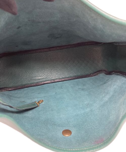 HERMES（エルメス）HERMES (エルメス) ワンハンドルバッグ　サコ グリーンの古着・服飾アイテム