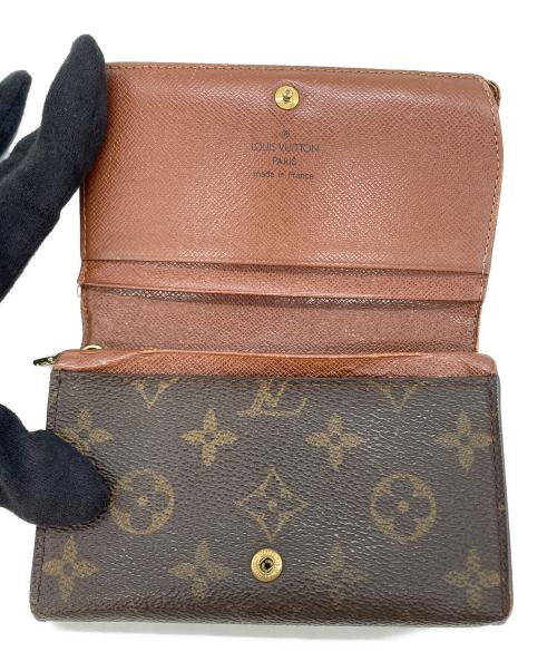 LOUIS VUITTON（ルイ ヴィトン）LOUIS VUITTON (ルイ ヴィトン) 2つ折り財布 ブラウンの古着・服飾アイテム