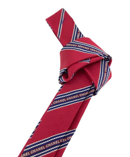 CHANEL（シャネル）CHANEL (シャネル) ナロータイ レッド サイズ:　 未使用品の古着・服飾アイテム