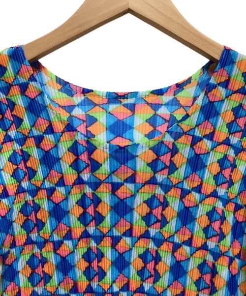 PLEATS PLEASE（プリーツプリーズ）PLEATS PLEASE (プリーツプリーズ) 半袖カットソー マルチカラー サイズ:3の古着・服飾アイテム