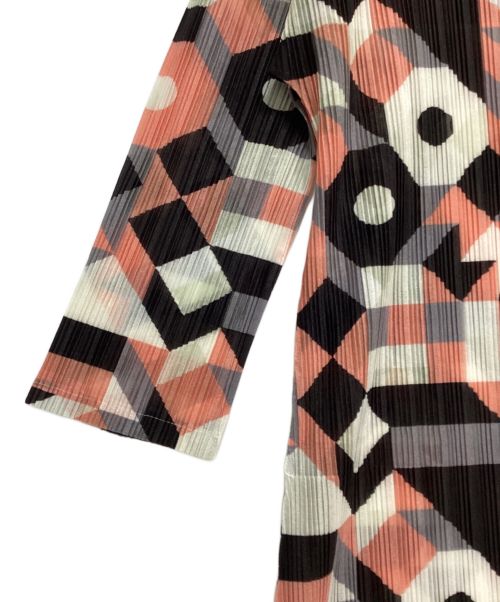 PLEATS PLEASE（プリーツプリーズ）PLEATS PLEASE (プリーツプリーズ) 7分袖カットソー マルチカラー サイズ:3の古着・服飾アイテム