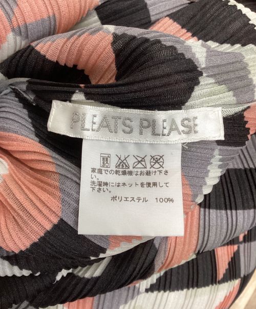 PLEATS PLEASE（プリーツプリーズ）PLEATS PLEASE (プリーツプリーズ) 7分袖カットソー マルチカラー サイズ:3の古着・服飾アイテム
