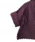 中古・古着 me ISSEY MIYAKE (ミーイッセイ ミヤケ) プリーツ加工ワイドジャケット パープル サイズ:-：17000円