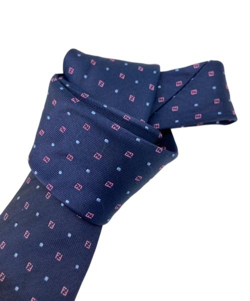 FENDI（フェンディ）FENDI (フェンディ) ネクタイ ネイビー サイズ:　の古着・服飾アイテム