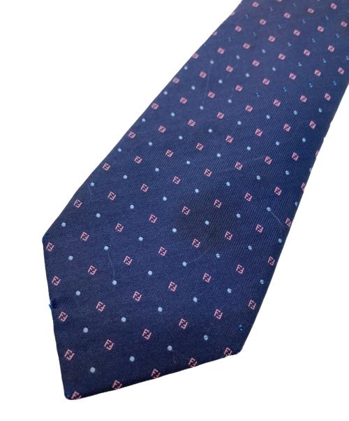 FENDI（フェンディ）FENDI (フェンディ) ネクタイ ネイビー サイズ:　の古着・服飾アイテム