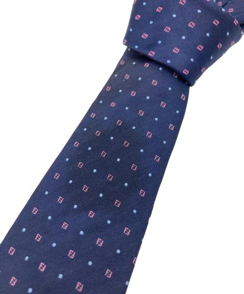 FENDI（フェンディ）FENDI (フェンディ) ネクタイ ネイビー サイズ:　の古着・服飾アイテム