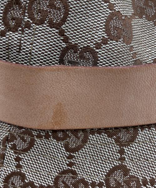 GUCCI（グッチ）GUCCI (グッチ) バケットハット ブラウン サイズ:Mの古着・服飾アイテム