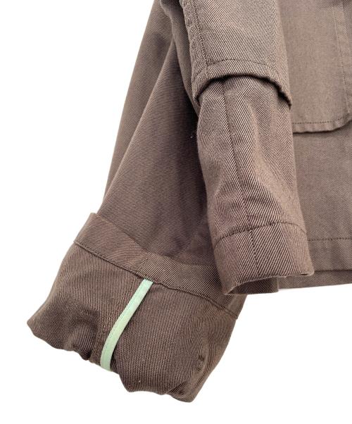 jieda（ジエダ）jieda (ジエダ) SHORT TRENCH JACKET ブラウン サイズ:1の古着・服飾アイテム