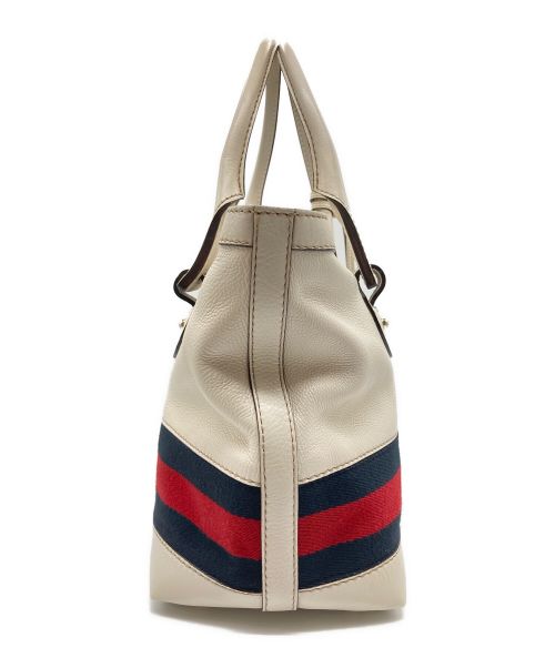 GUCCI（グッチ）GUCCI (グッチ) トートバッグ　シェリーラインGGキャンバス ベージュの古着・服飾アイテム