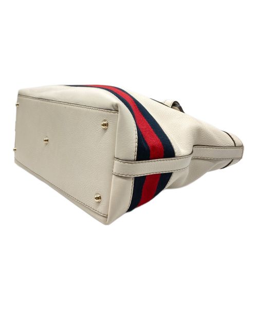 GUCCI（グッチ）GUCCI (グッチ) トートバッグ　シェリーラインGGキャンバス ベージュの古着・服飾アイテム