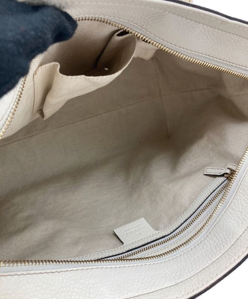 GUCCI（グッチ）GUCCI (グッチ) トートバッグ　シェリーラインGGキャンバス ベージュの古着・服飾アイテム