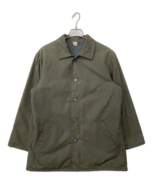 DUMONT D'URVILLE（デュモン・デュルヴィル）DUMONT D'URVILLE (デュモン・デュルヴィル) ミリタリーワークジャケット カーキ サイズ:40の古着・服飾アイテム