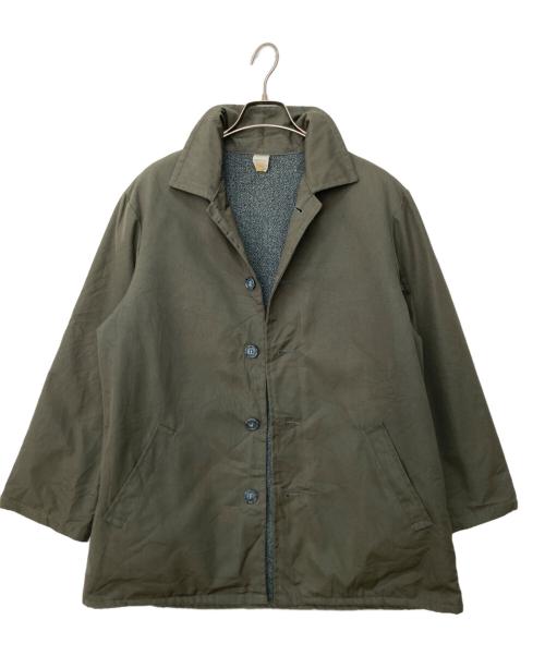DUMONT D'URVILLE（デュモン・デュルヴィル）DUMONT D'URVILLE (デュモン・デュルヴィル) ミリタリーワークジャケット カーキ サイズ:40の古着・服飾アイテム
